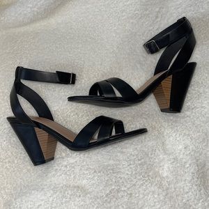 Wide width, Strap, Cone heel sandals